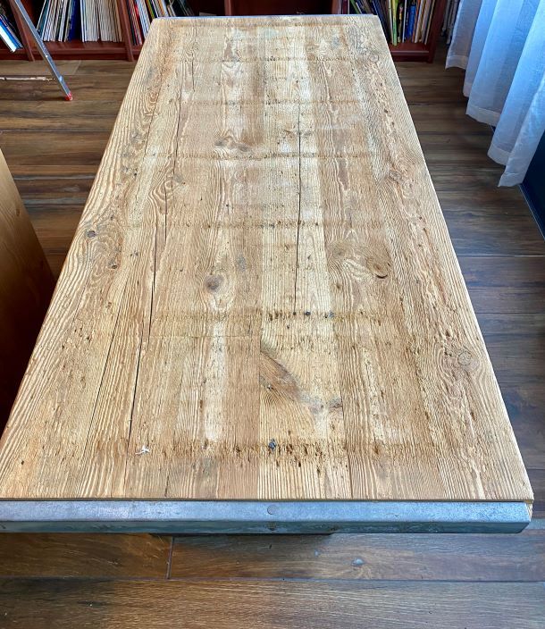 TABLE BOIS BRUT ORIGINAL DESTOCKAGE